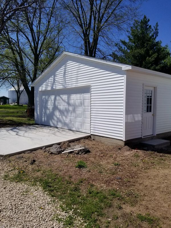 Garage exterior