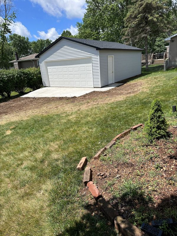 Garage exterior